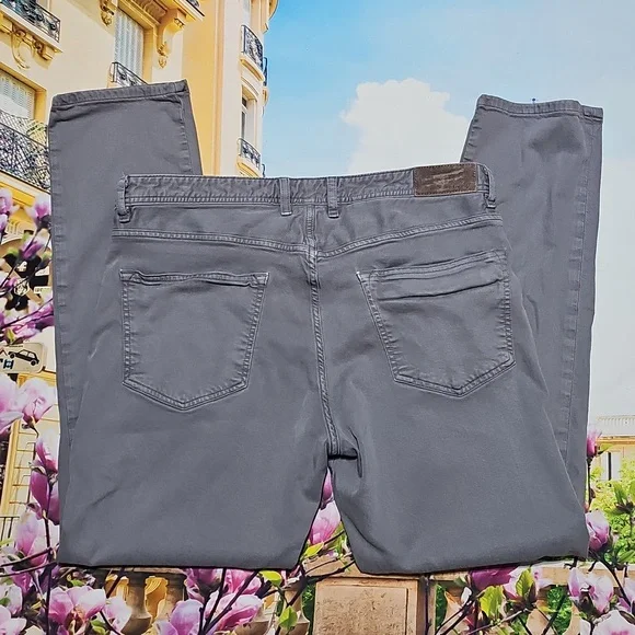 johnnie-O Men's Grey Slim Straight Jeans 36x30 - Picture 7 of 7